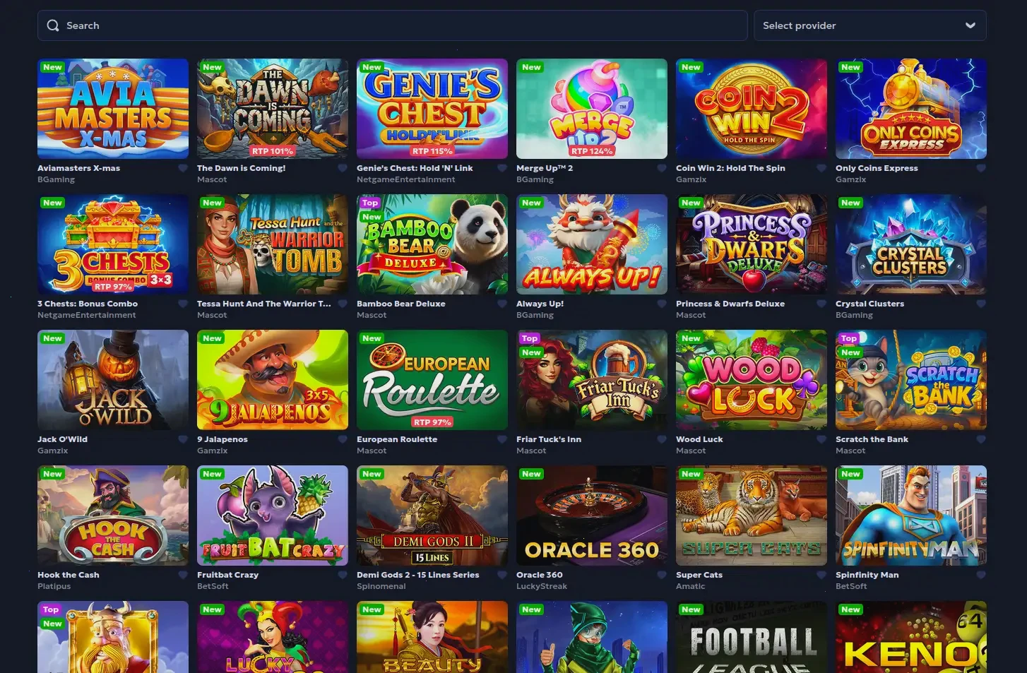 Dux Casino gameplay ervaring